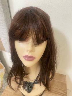Wig topper / topper / auburn synthetic blend topper