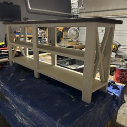 Rustic X Console/Sofa Table - Custom Built