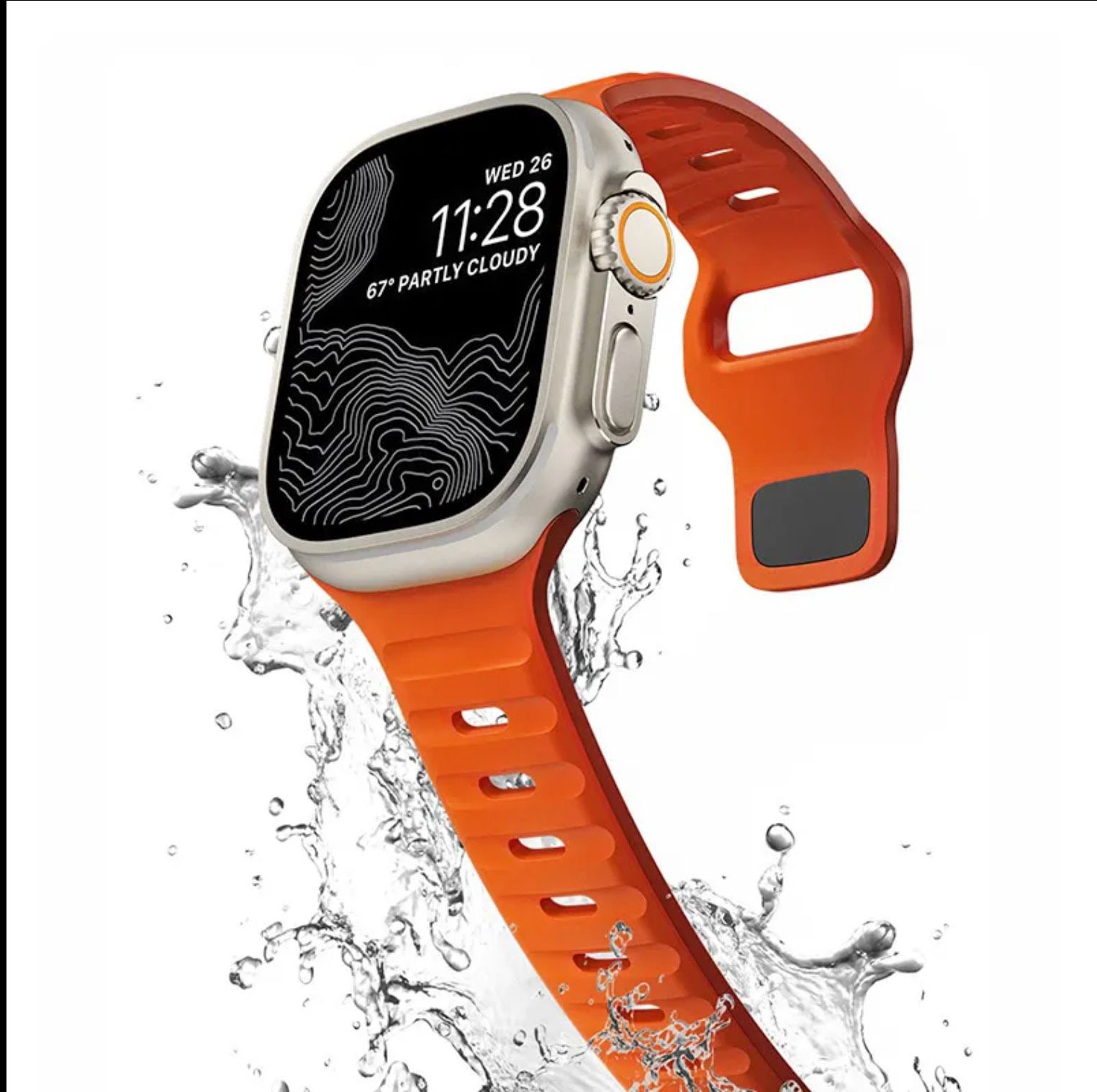 Apple Watch Sports Band 42/44/45/49 mm - Ultra Orange