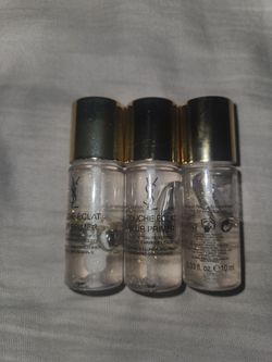 3 New YSL Touche Eclat Blur Primer Silver Makeup .33oz/10ml Travel Sz