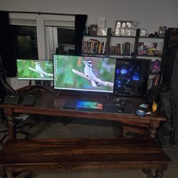 Gaming/streaming Pc Setup Custom Watercooled