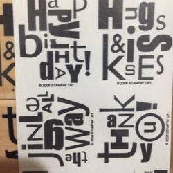 Stampin Up Stamps New 