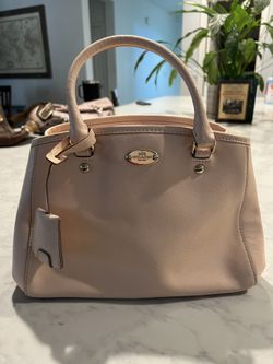 Light Peach Coach Purse 
