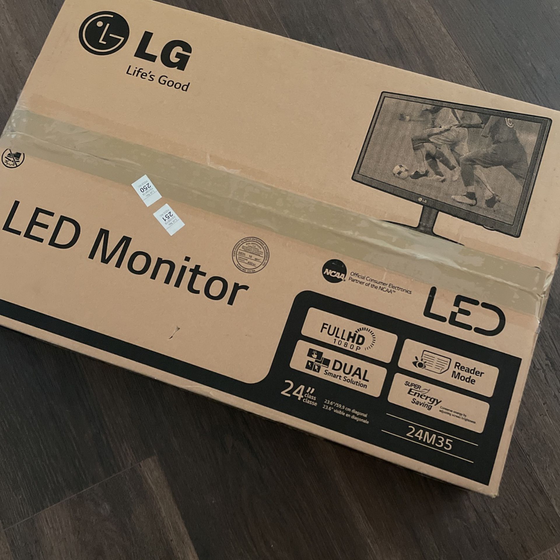 Lg 24” Monitor 24M35