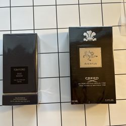 Creed Aventus and Tom Ford oud wood
