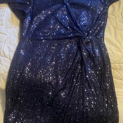 Women’s Blue sequins Dress 