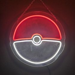 Pokeball Neon Sign