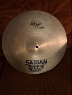 Sabian AA 17inch thin crash