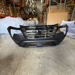 For 2024 2025 Nissan Rogue Front Bumper Set with Grilles