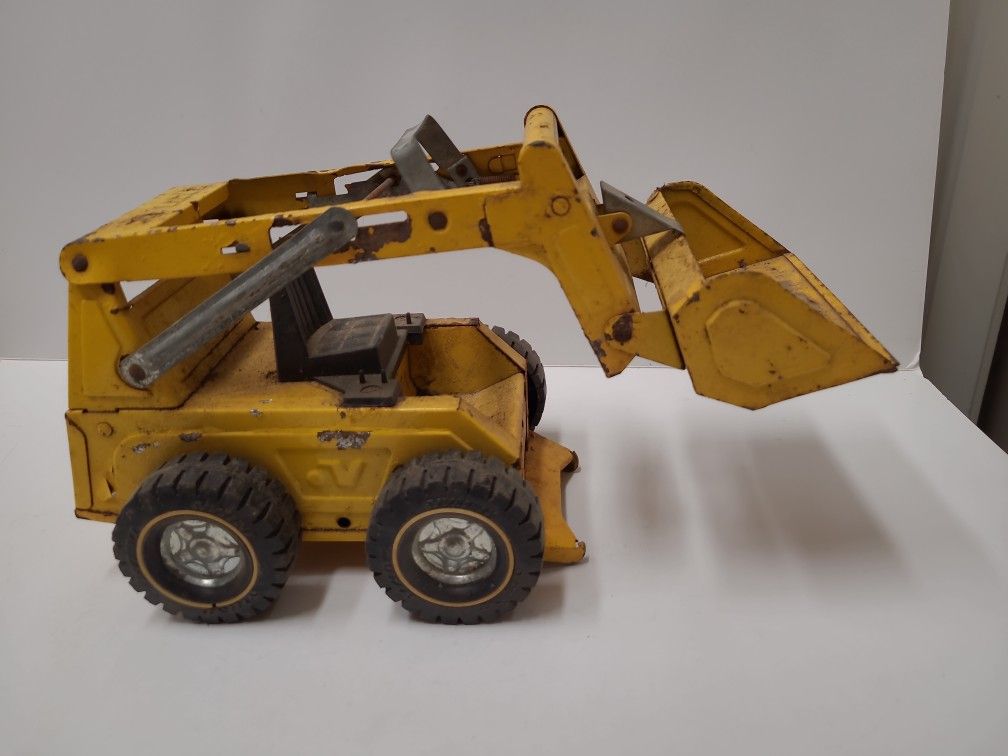 Antique Nylint Corp Rockford Stamped Steel Skid Steer Toy