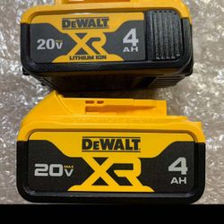 Dewalt New Battery 4AH Two