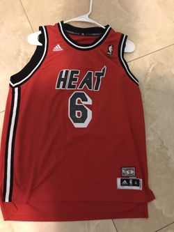 Lebron James retro heat jersey