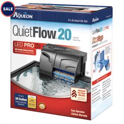 Aqueon Quiet Flow 20 Aquarium Filter. 