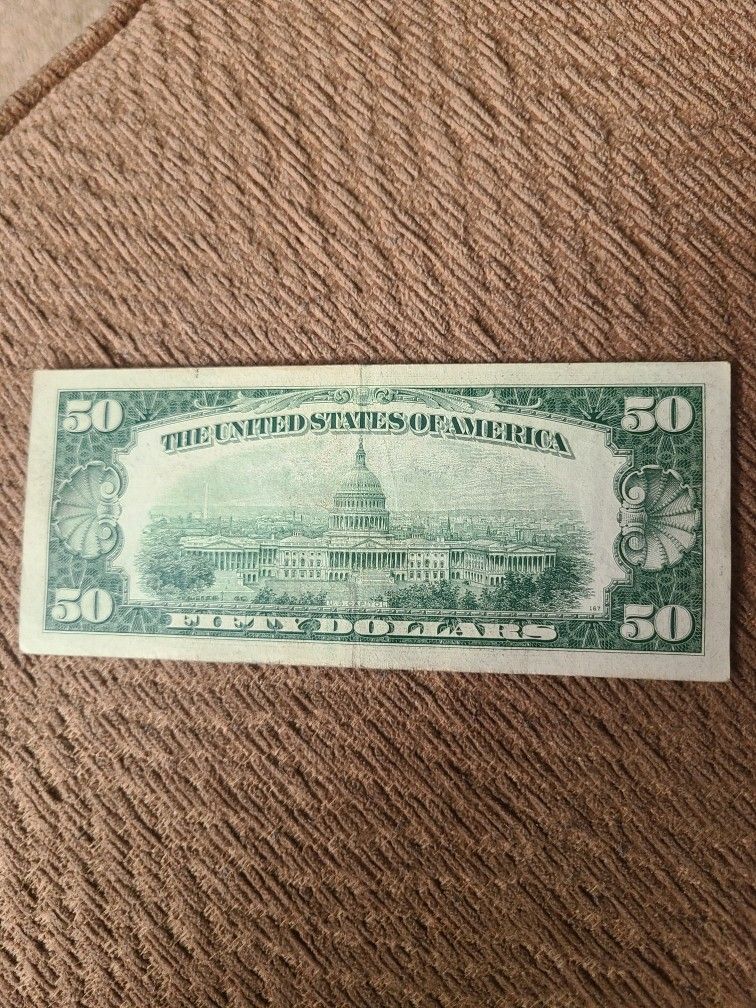 1950 50 Dollars Note