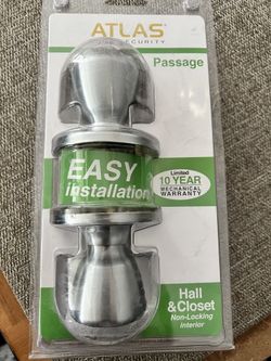 Hall and Closet Knobs With Locks