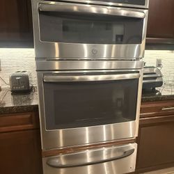 GE Profile Convection Microwave Wall Oven Combo