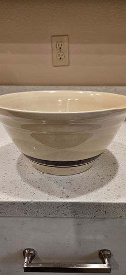 Vintage McCoy Ceramic Stoneware Mixing Bowl