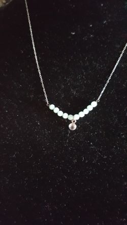 Very dainty necklace sterling silver