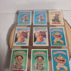 Series 1 /1985 Garbage Pail Kids Cards 9 Total