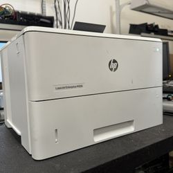 HP LaserJet Enterprise M506 Laser printer 79K Page Count W/ Toner and Power Cord!