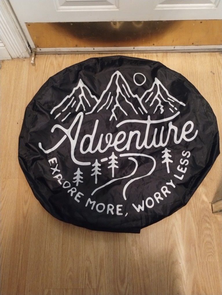RV Back Spare Wheel Cover..Adventure Decal..Brand New!