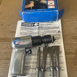 Campbell Hausfeld Air Chisel  w/4 Chisels