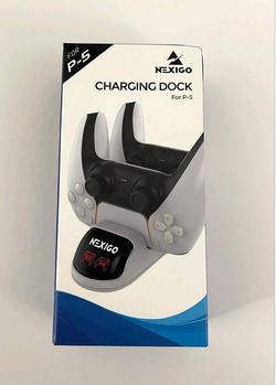 NexiGo PS5 Controller Charger, Playstation 5 Charging Station Dock