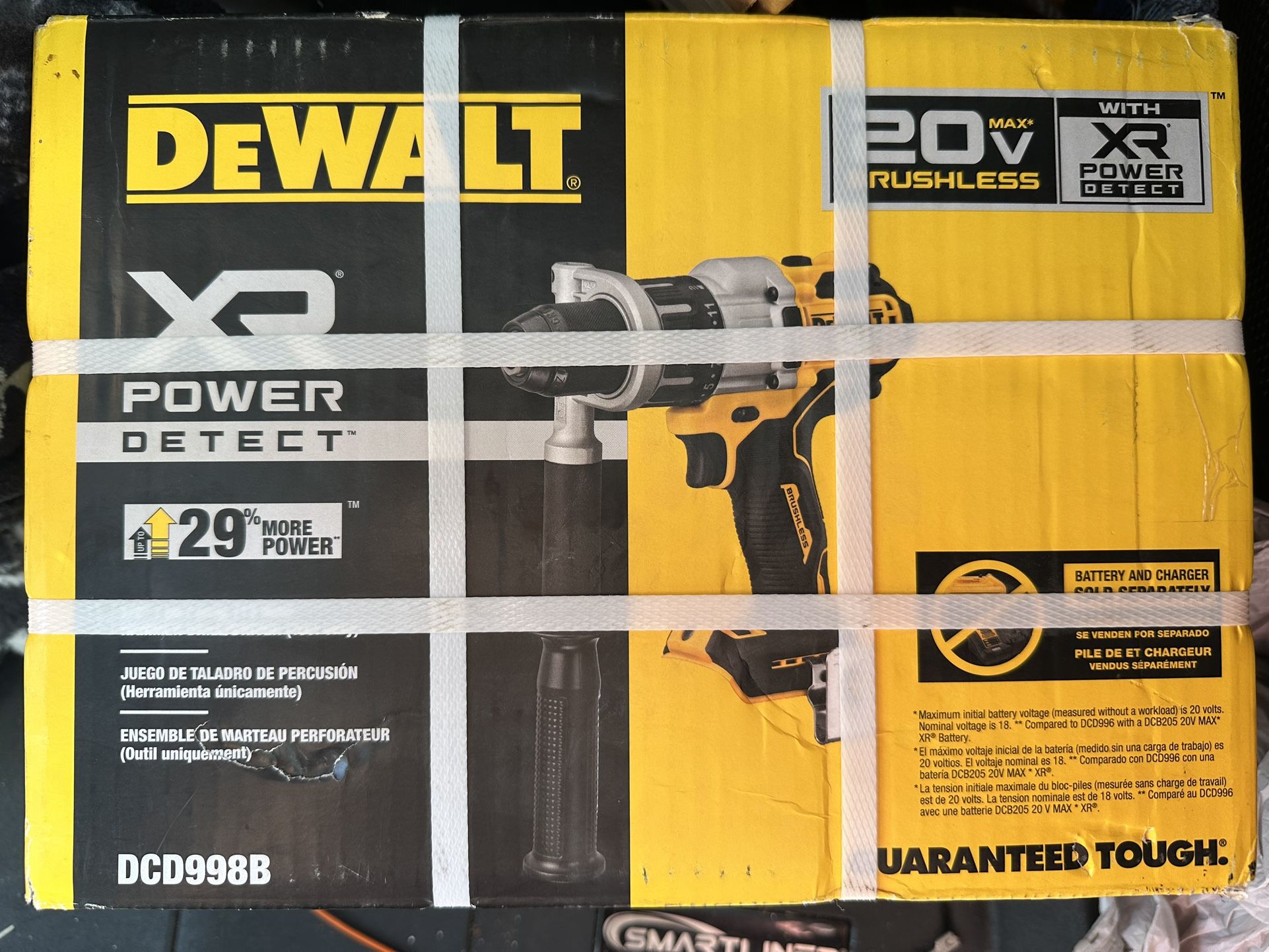 New DEWALTs XR 1/2in Hammer Drill DCD998B 20v Cordless (TOOL ONLY)