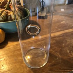 Hanging Glass Flower Vase/ Read Description 