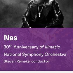 2 Lawn Tickets To Nas At Wolf Trap On 7/21
