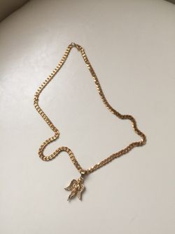 Gold plated necklace 22”