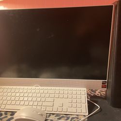 Hp All In One Pc Includes Pc, Mouse, Keyboard, And Sound bar 