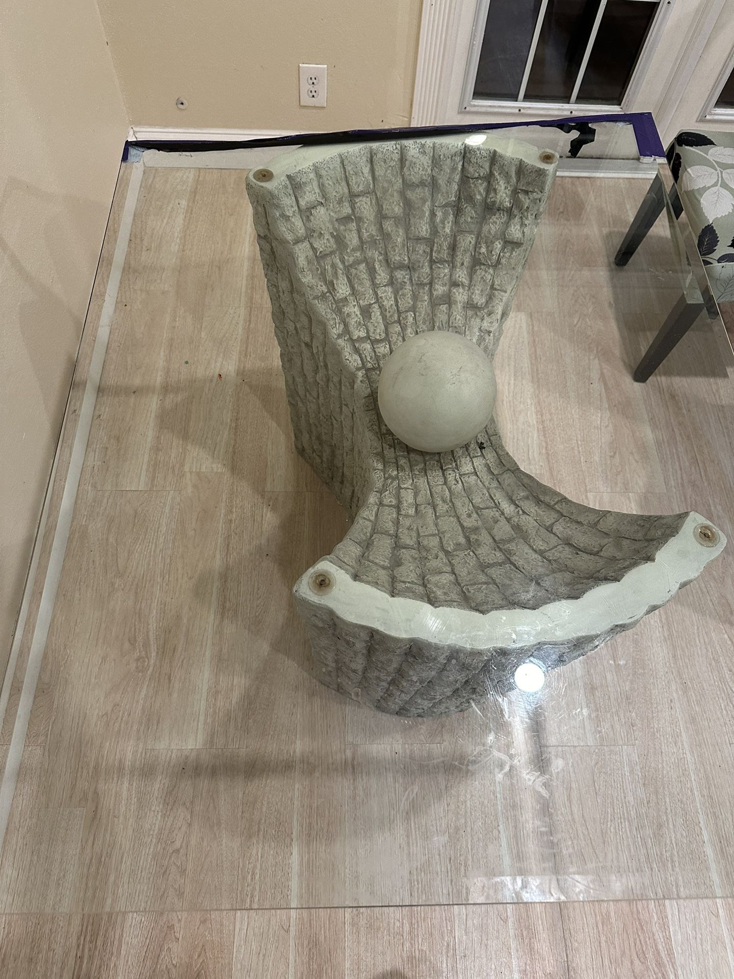 Glass Table With Stand