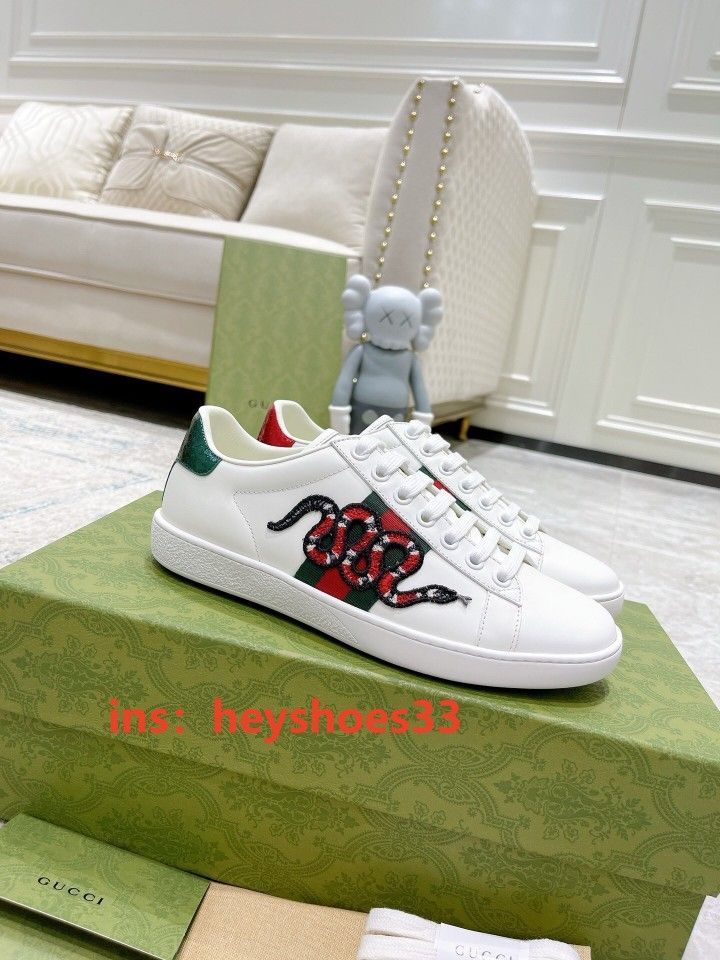 Gucci Ace Embroidered Snake