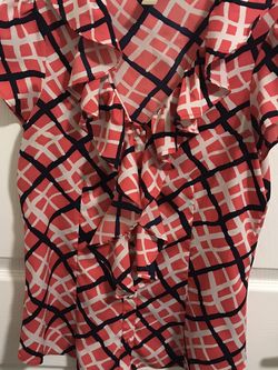 BANANA REPUBLIC Graphic Print Top ! Sz Medium
