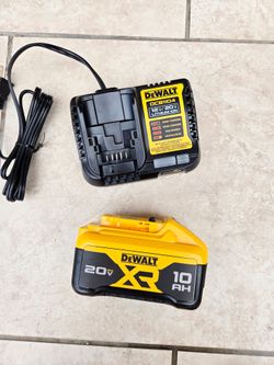 DeWALT 20V Battery 10Ah and Charger