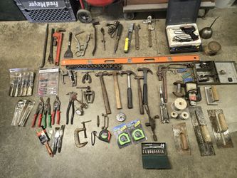 Huge tool lot selling all together as a unit