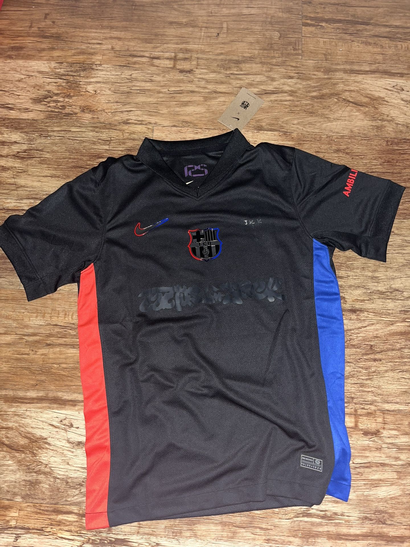 barcelona away kit 24/25 travis scott