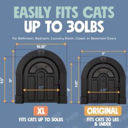 Cat Door Blk