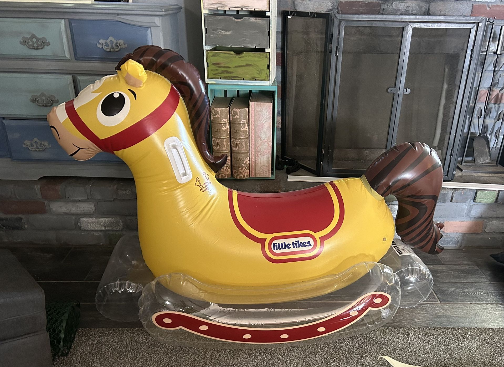 Blow Up Rocking Horse