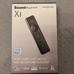 Sound Blaster X1 USB DAC and Headphone Amp