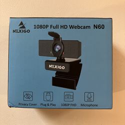 **NEW**Nexigo N60 1080p Webcam Microphone 