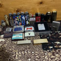 Lot of 21 Vintage Lighter Lot For Parts Or Repair Rolex zippo ronson plus more 