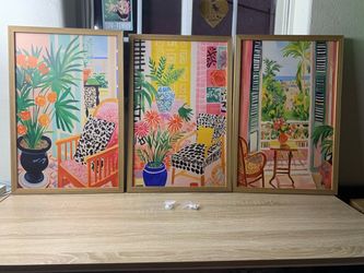 Vintage floral vase canvas 16x24(3)