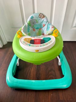 Bright Starts Tiny Trek 2-in-1 Baby Activity Walker - Jungle Vines