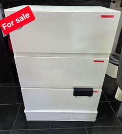 3 white drawers furniture for sale