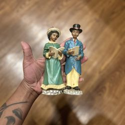 Black Couple Knick Knack Set