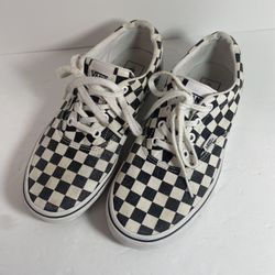 Checkered Vans Size 8! 
