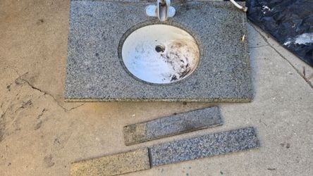 MARBLE COUNTER TOP WITH SINK