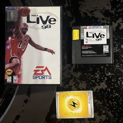 NBA Live 98 - No Manual For Sega Genesis 